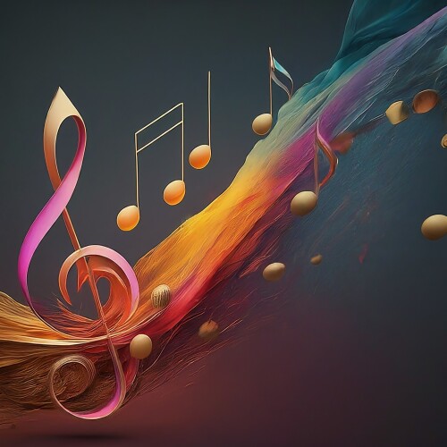 image fx create music note colour gradient and colour (45)